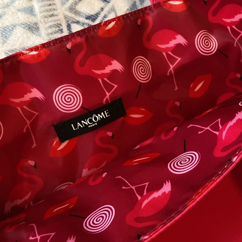 Lancôme Red & Pink Shoulder Tote - Picture 6 of 8